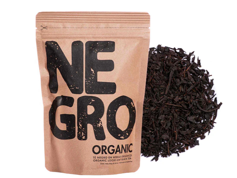 Te Negro Organico- En HebrasS-80 Gr-VERDE NEGRO-SIN TACC