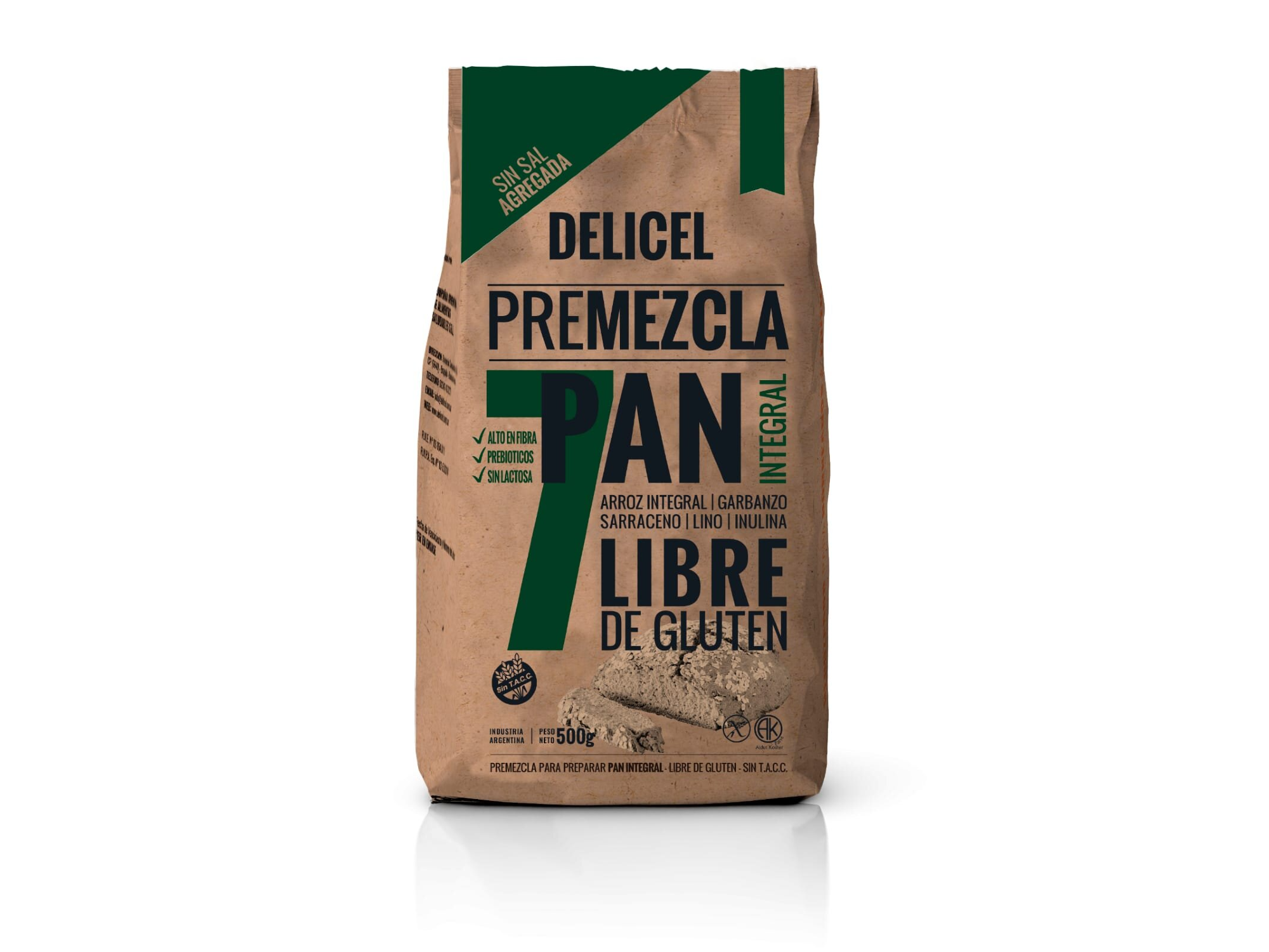 Premezcla Pan Integral 500Gr -DELICEL