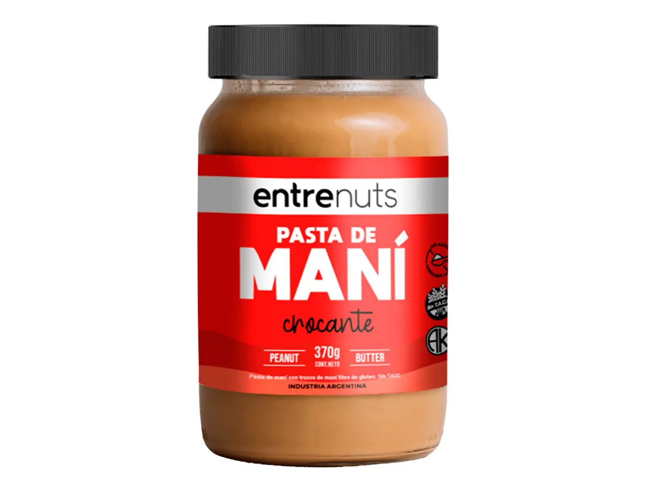 Pasta de Mani Crocante 380Gr - ENTRENUTS