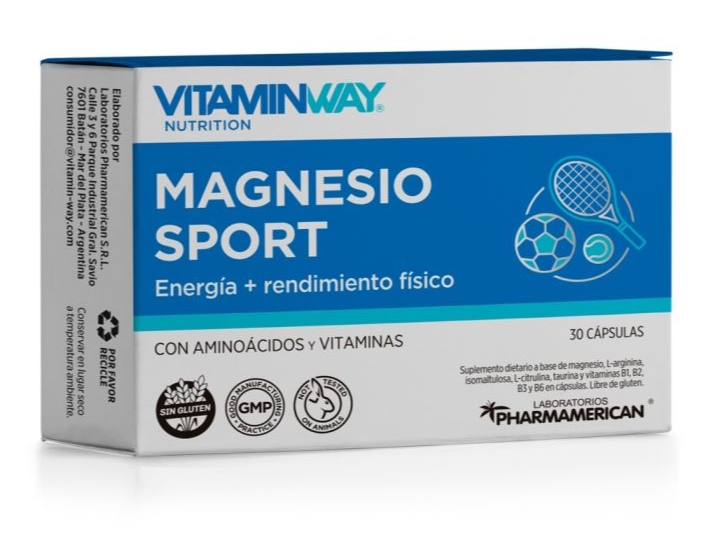 Magnesio Sport 30Cap- VITAMINWAY