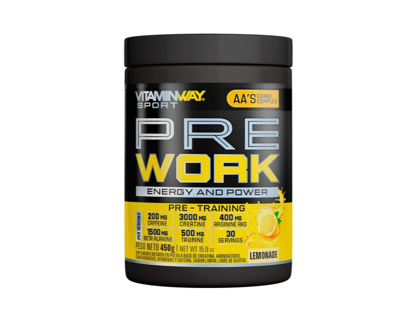 Pre Work 450Gr-VITAMINWAY
