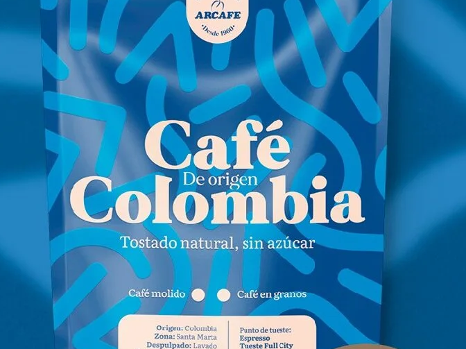 Cafe Colombia Grano 250Gr-ARCAFE