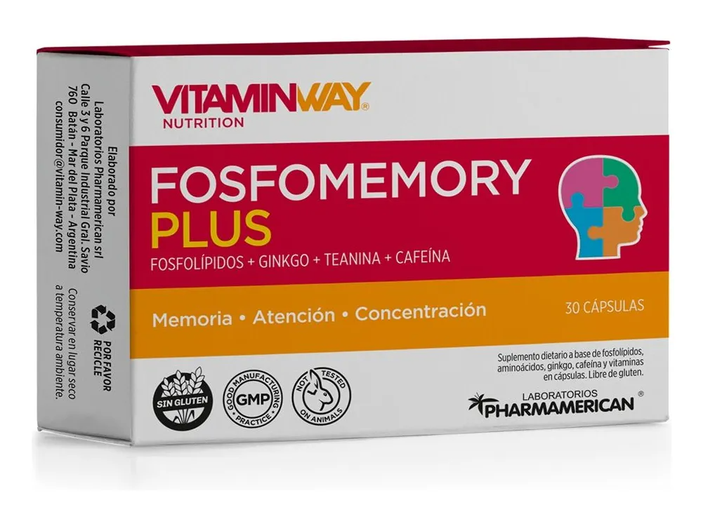 Fosforo Memory Plus-30 Cap-VITAMINWAY