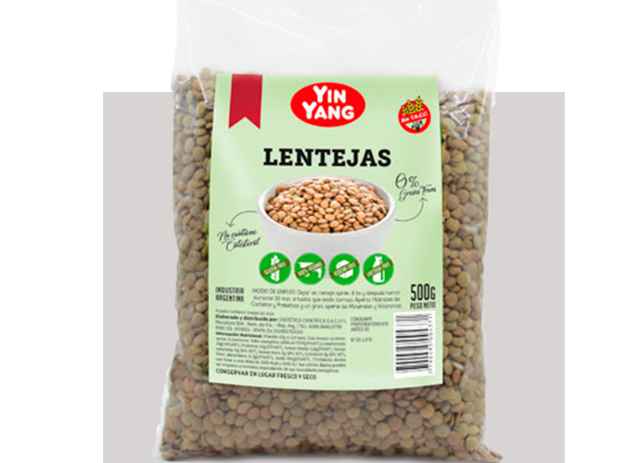 Lentejas 5MM 500Gr- YIN YANG