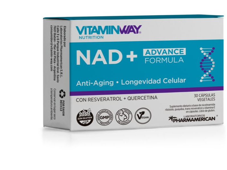 NAD+Advance Formula  30Cap- VITAMINWAY
