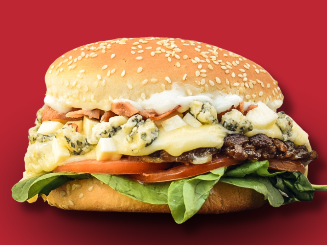 Hamburguesa 4 quesos GRANDE