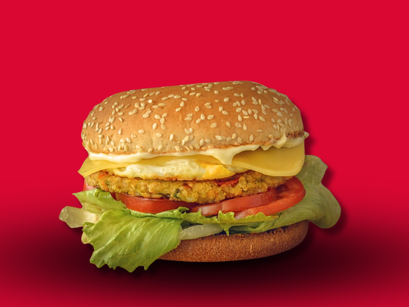 Hamburguesa veggie completa