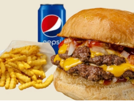 (02) Burger´s Dobles + (02) Latas354ml