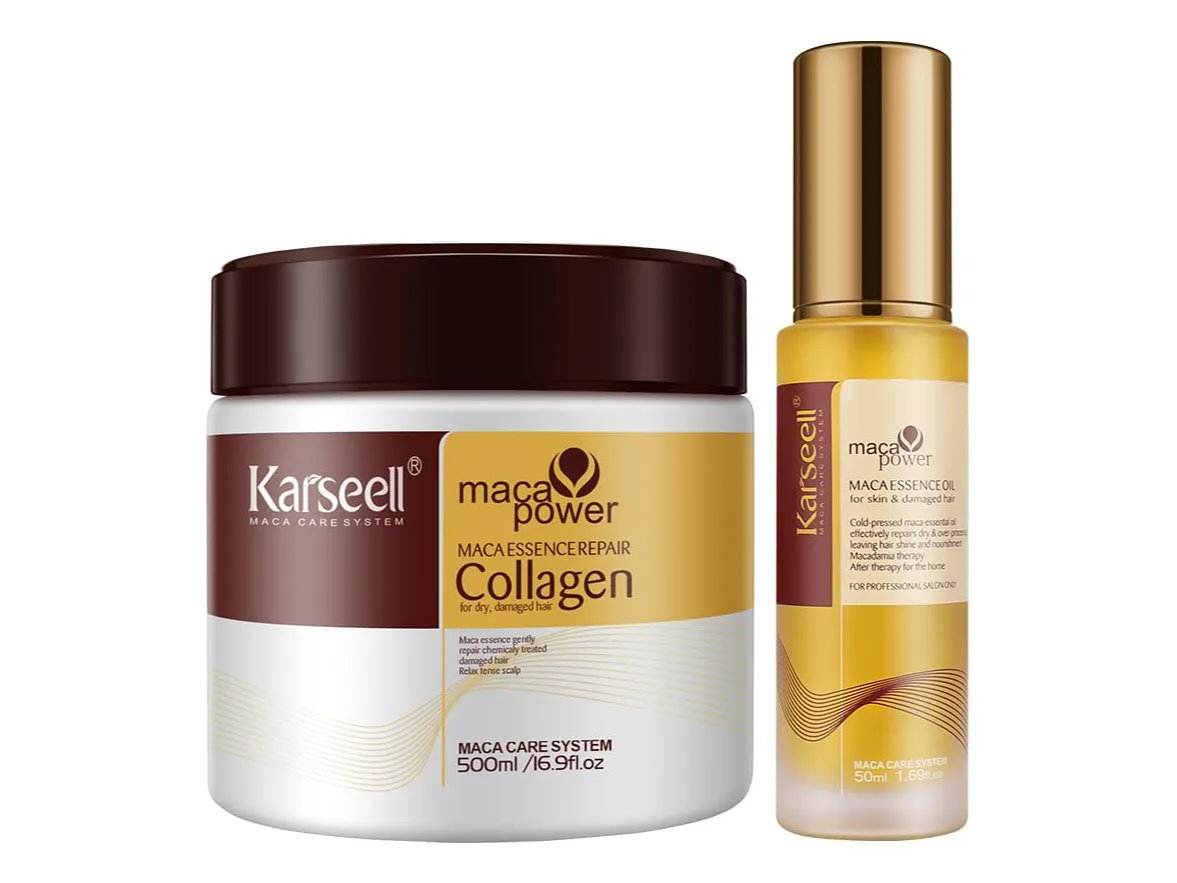 Combo Karseell Aceite De Argán Y Mascarilla Capilar