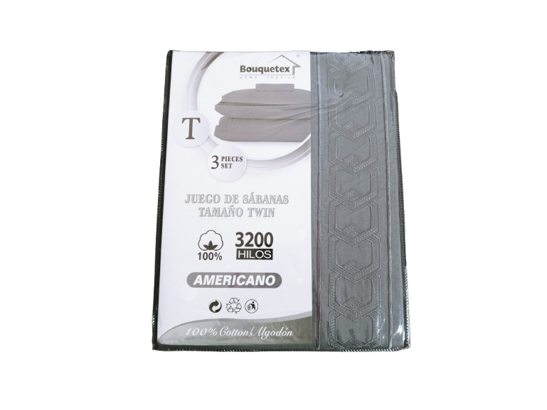 Sabana Bouquetex 3200H TWIN Gris