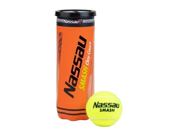 Tubo NASSAU Smash Clay Court x3