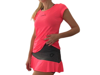 Pollera Deportiva Con Calza Elastizada Mujer Tenis Padel | Talle: XL | Color: Rosa