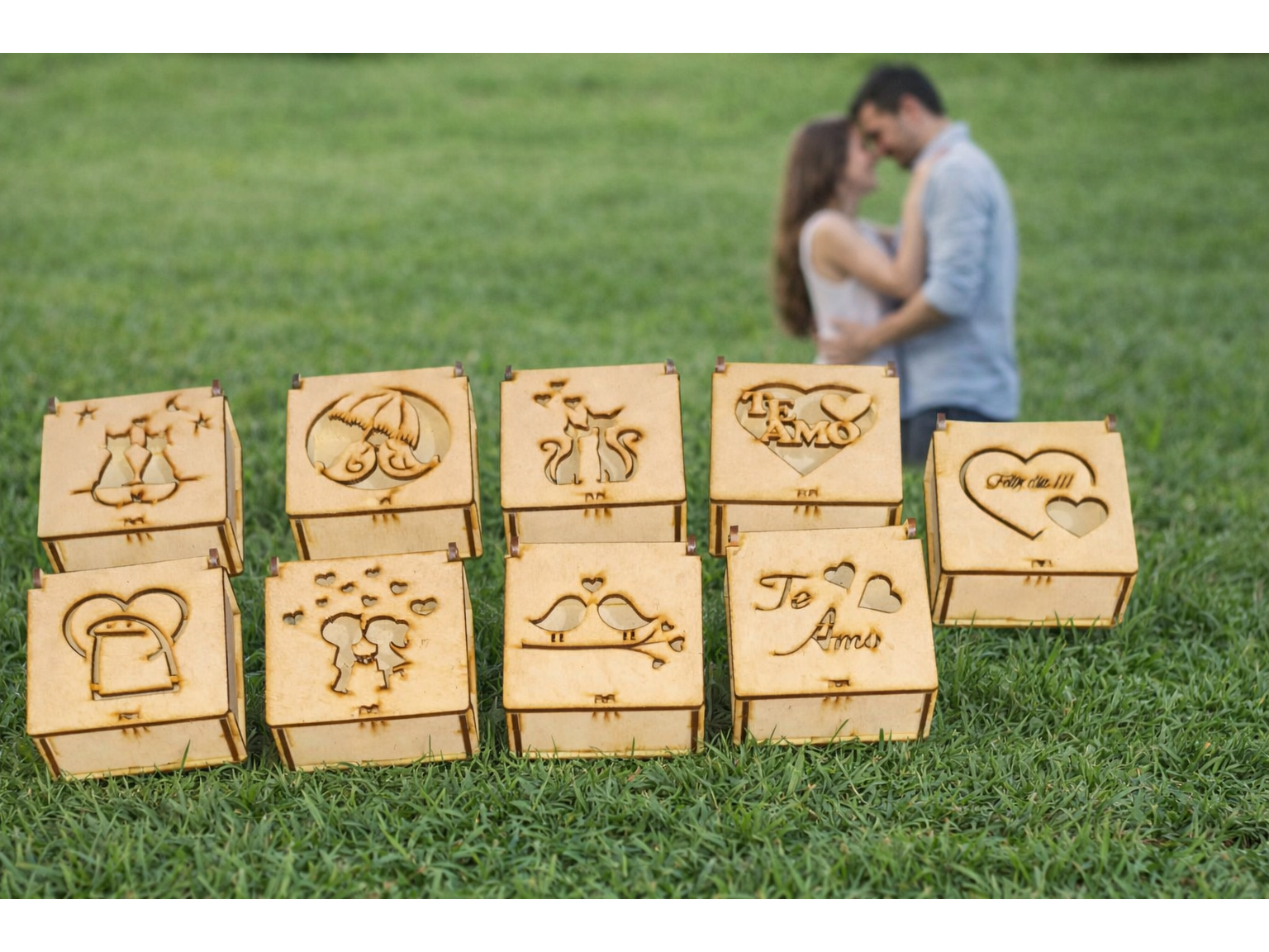 Cajitas Caladas Para Enamorados varios motivos