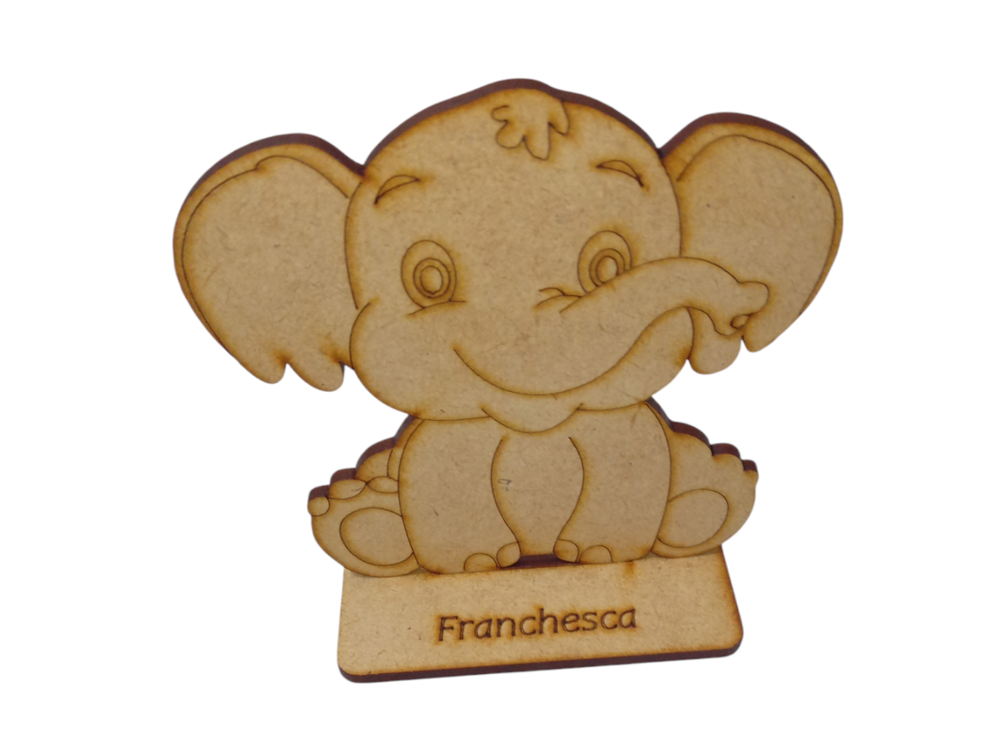 Souvenirs Elefantito con base Personalizado 10 cm
