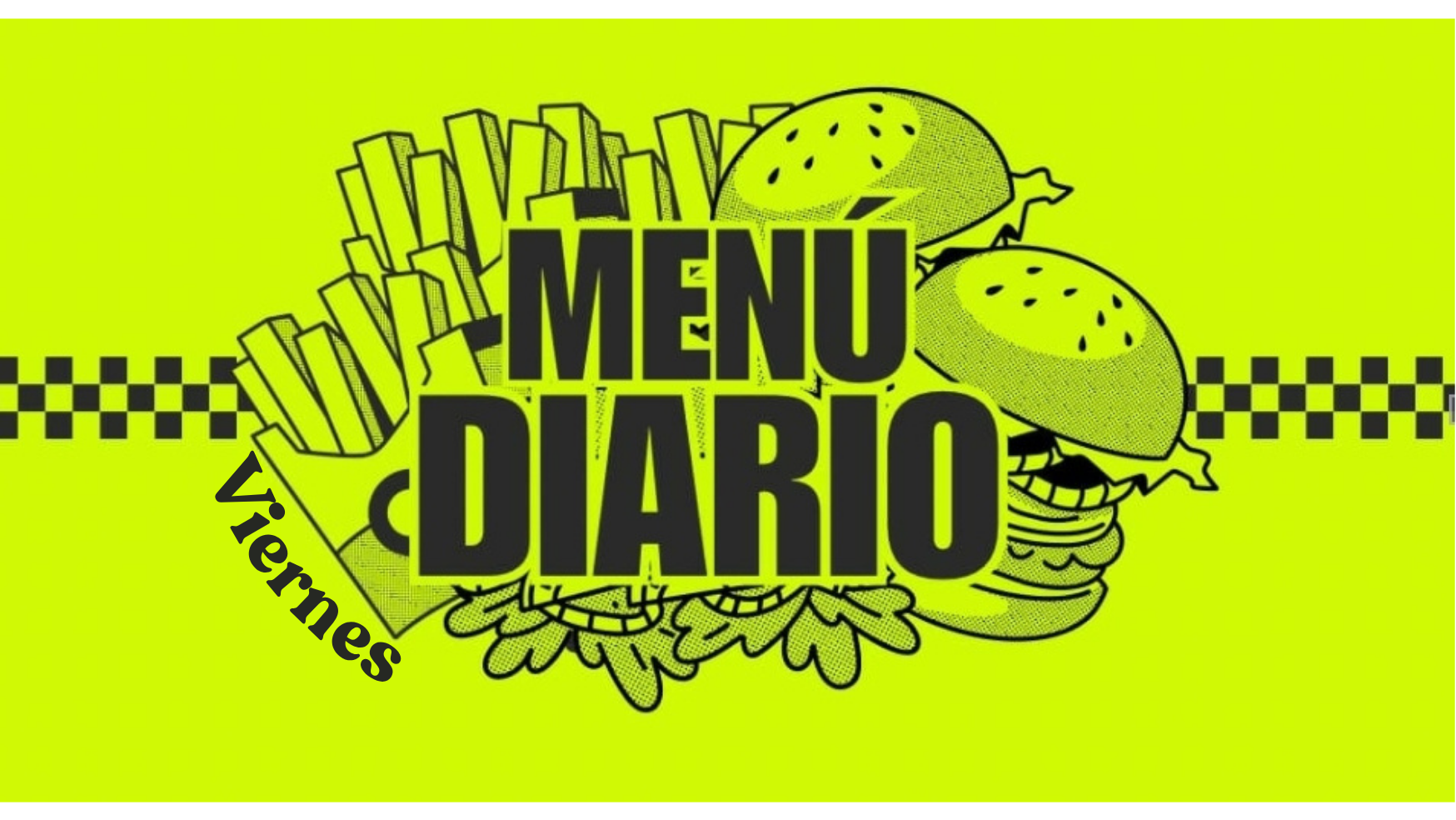 MENU MEDIO DÍA VIERNES