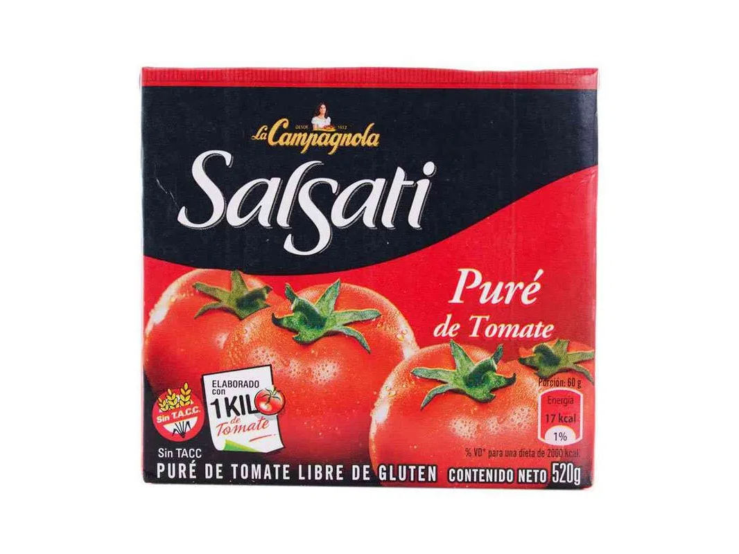 Caja PURE TOMATE salsati 520gr