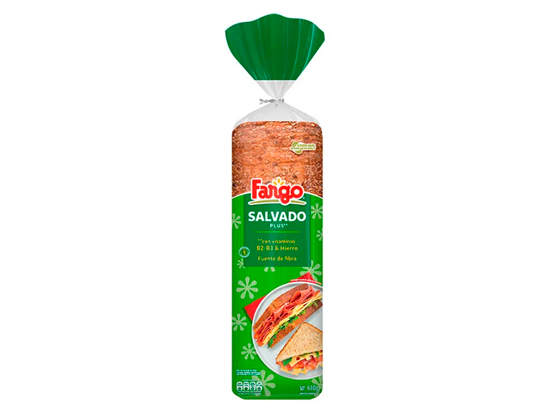 Pan Lactal BIMBO Salvado Fargo XL 630g