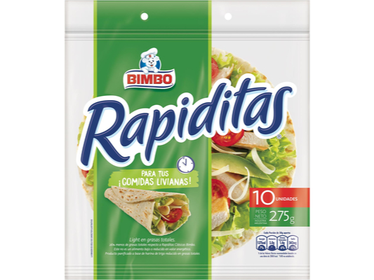 Rapiditas Light BIMBO x 10 u