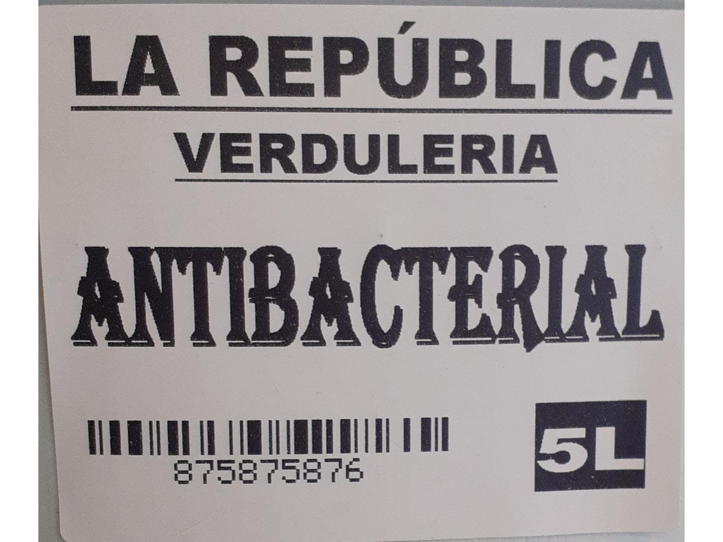 Antibacterial (para pisos) x 5 Lt