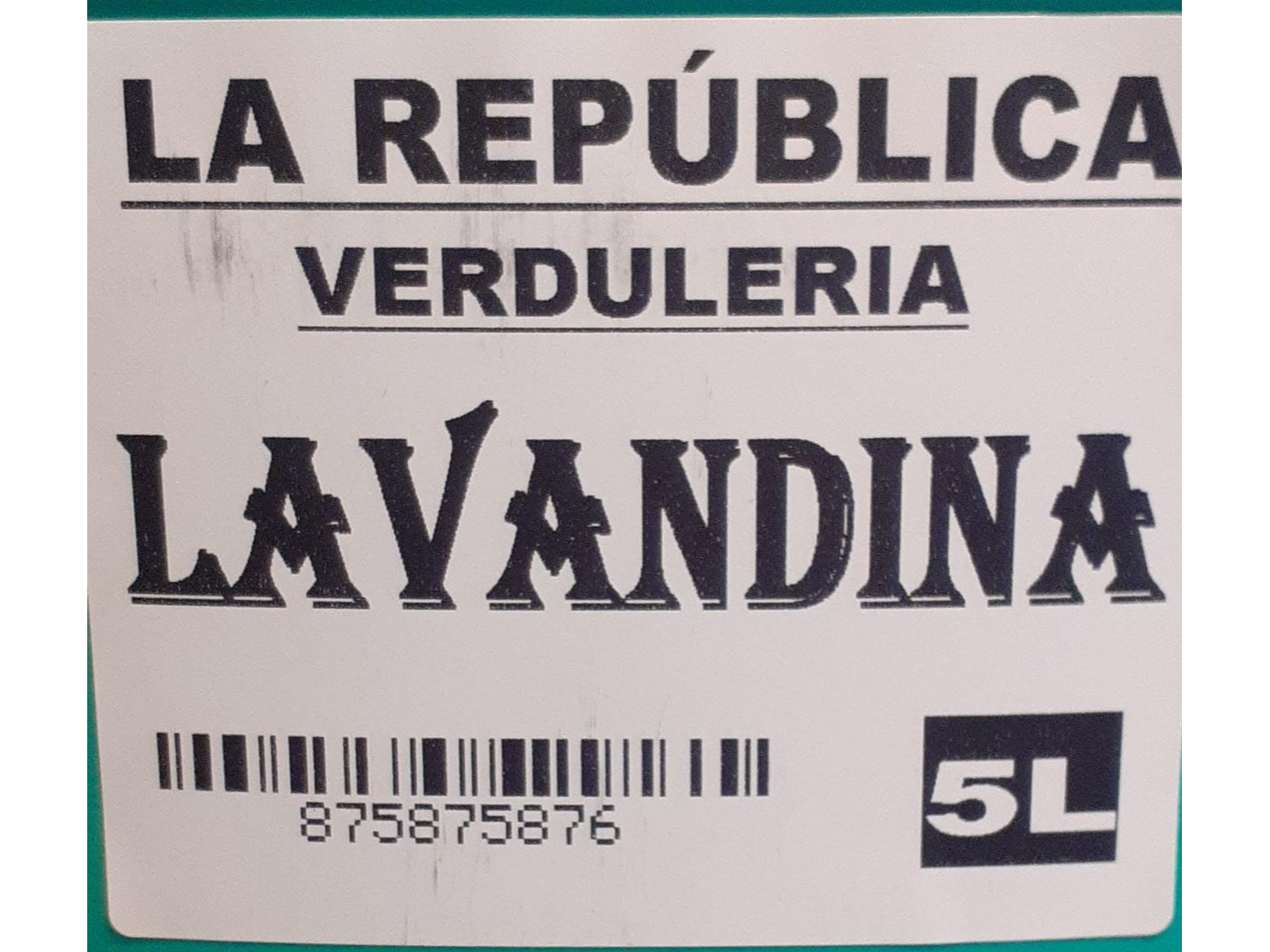 Lavandina x 5 Lt