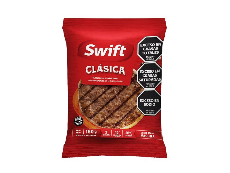 Hamburguesas  SWIFT clasicas X2U