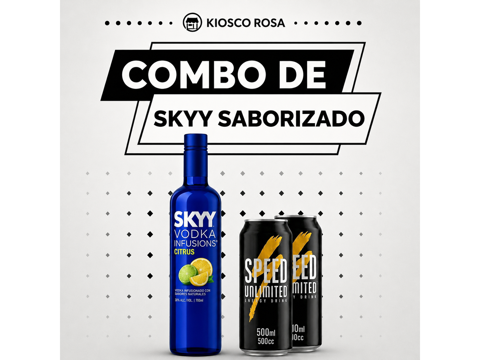 Skyy Saborizado + 2 Speeds grandes