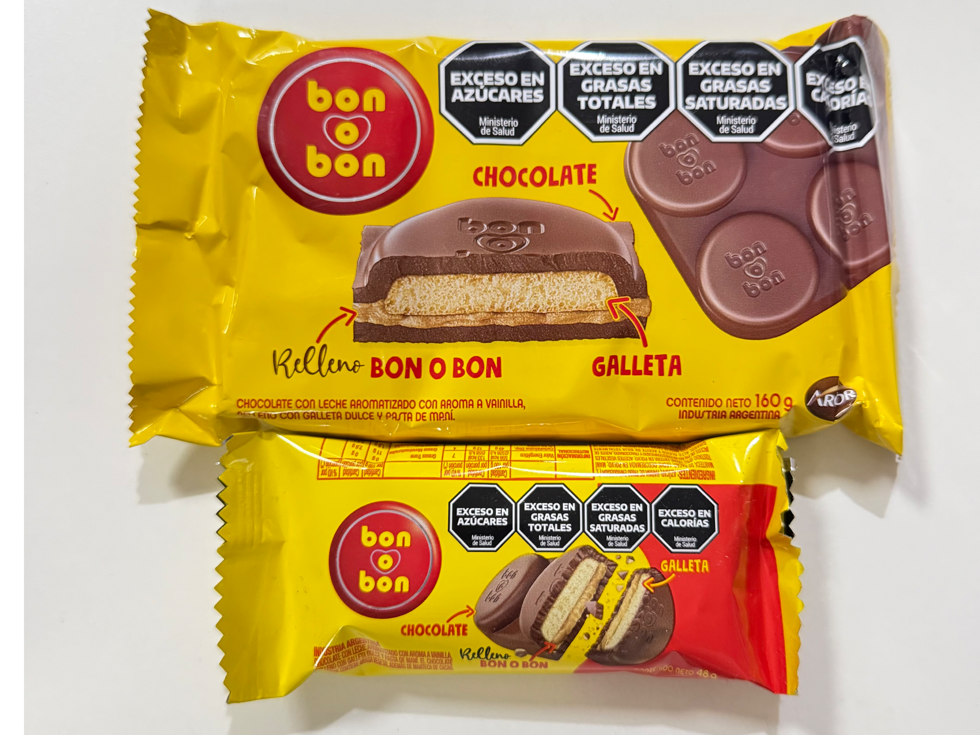 Tableta Bon o bon relleno