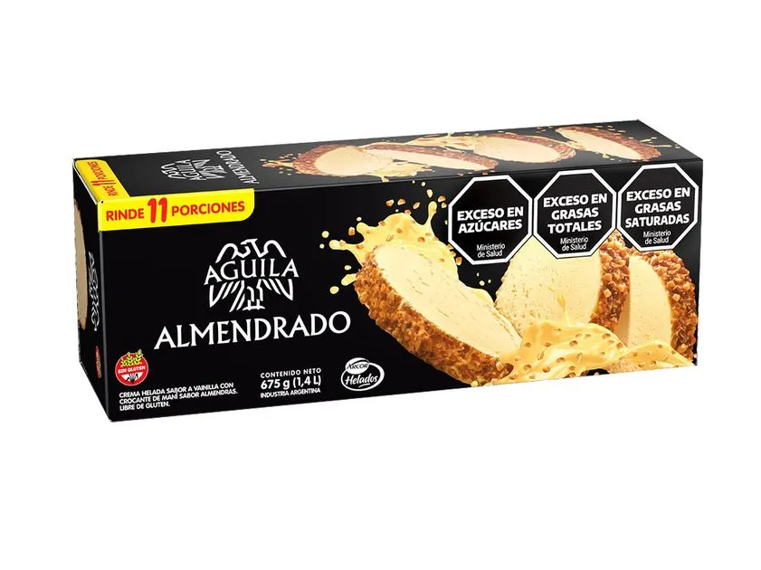 Postre Helado Aguila Almendrado