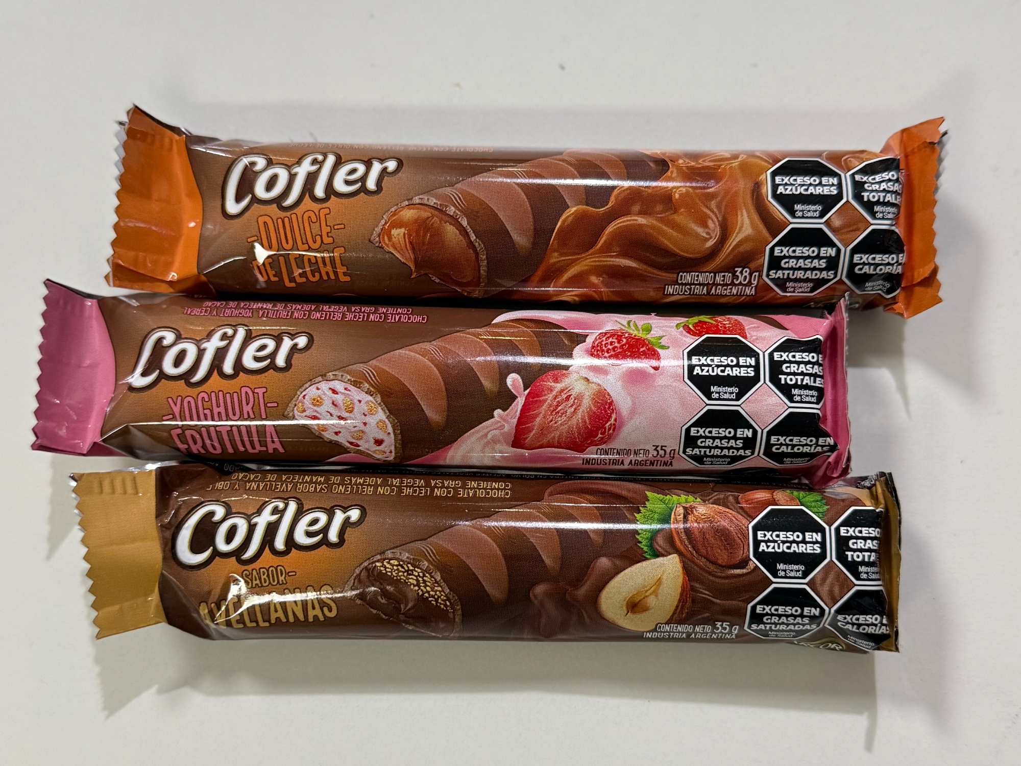 Barras Rellenas Cofler 38g
