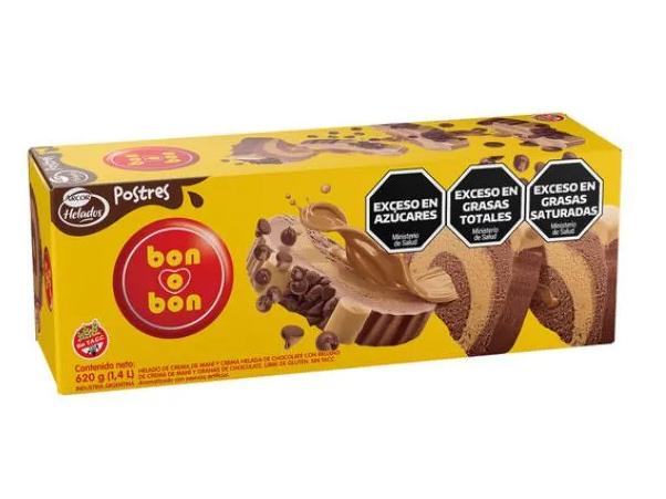 Postre Helado Bon o bon