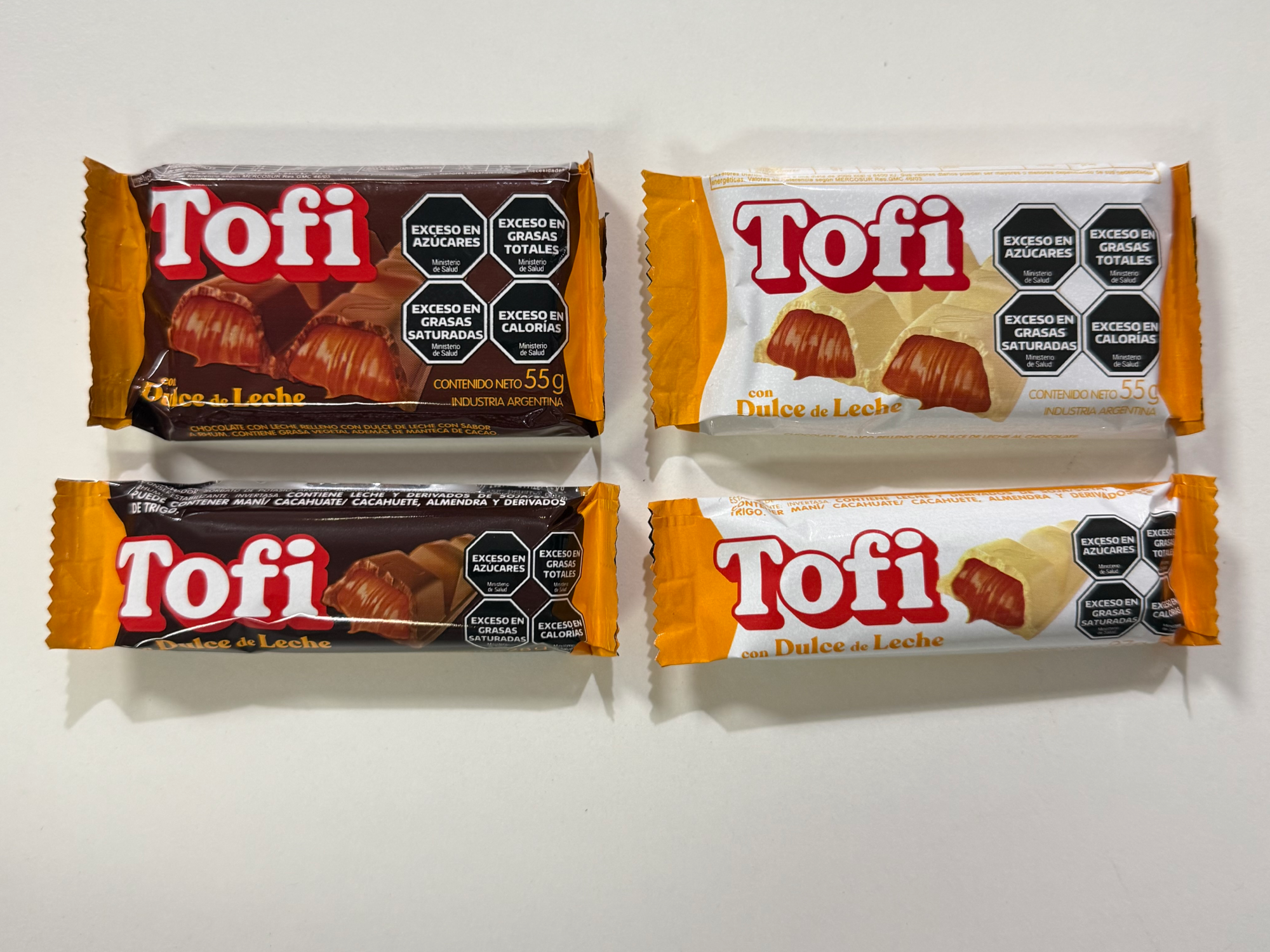 Tofi relleno Blanco Y Negro