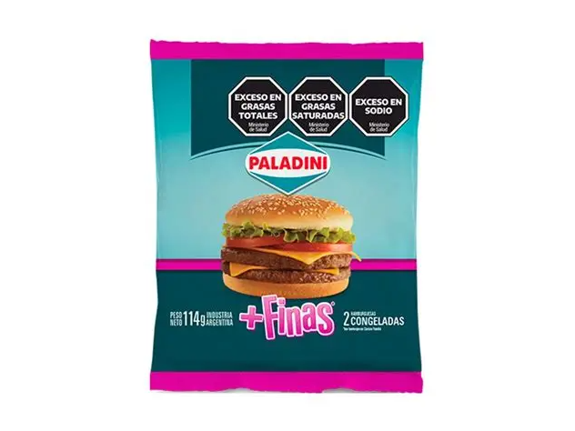 Hamburguesa Paladini x2 + Finas