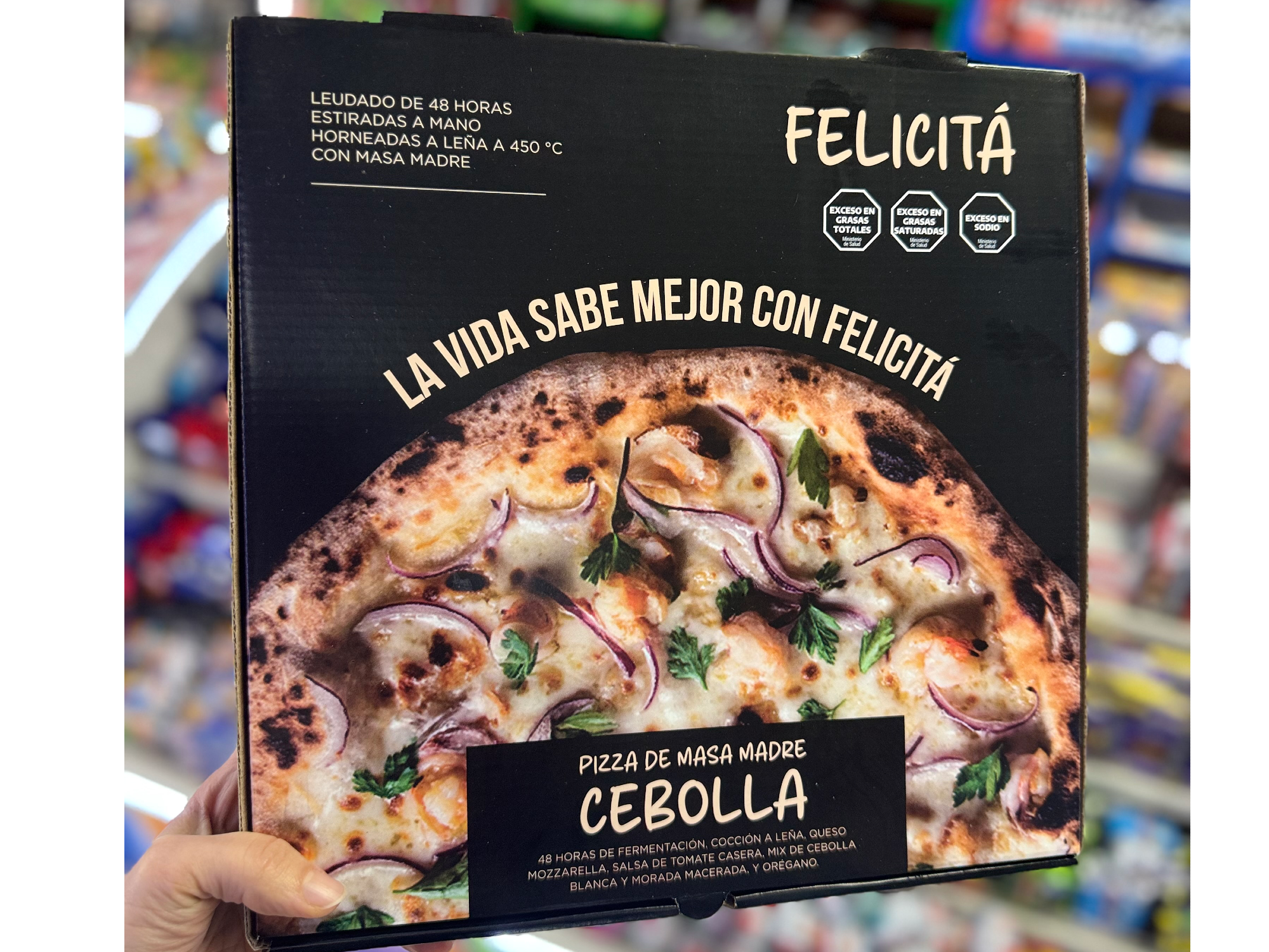Pizza Masa Madre Cebolla