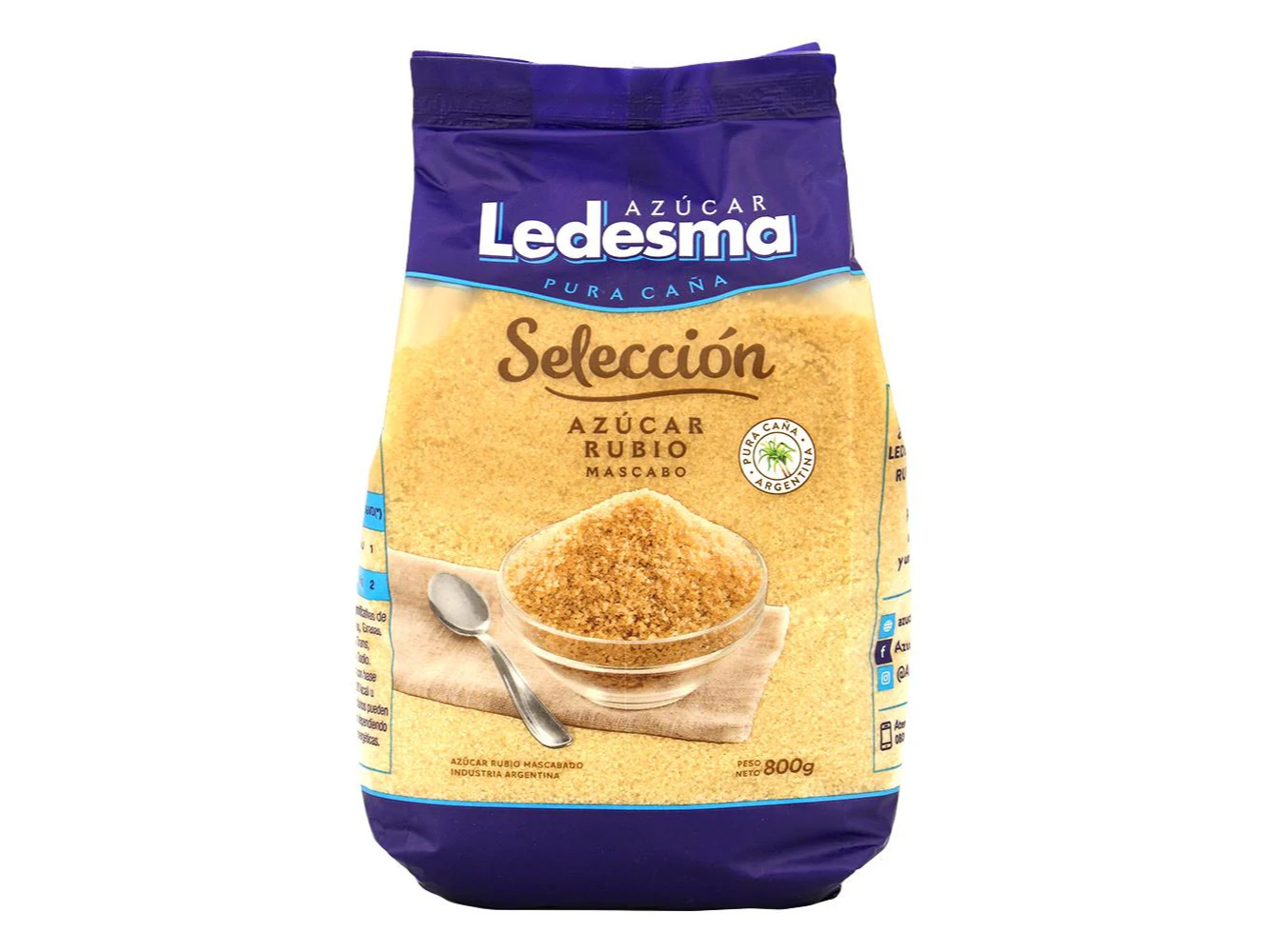 Azucar Rubia Mascabo LEDESMA 800gr