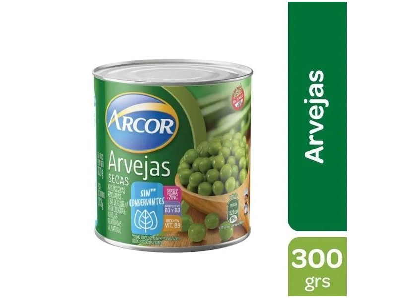 Arvejas Secas ARCOR 300gr