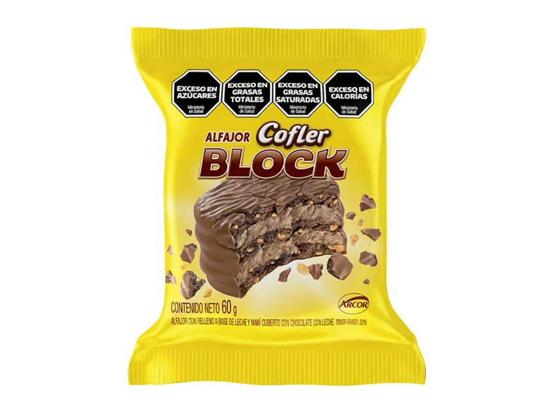ALFAJOR COFLER BLOCK TRIPLE 60G