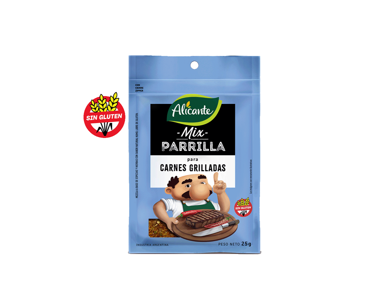 Mix Parrilla ALICANTE 25gr Carne Grillada