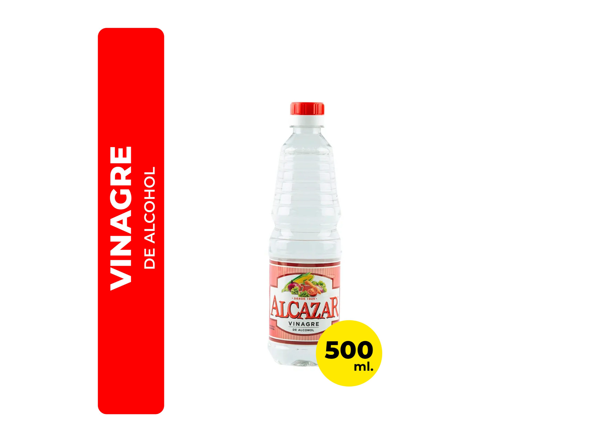 Vinagre de alcohol Alcazar 500ml