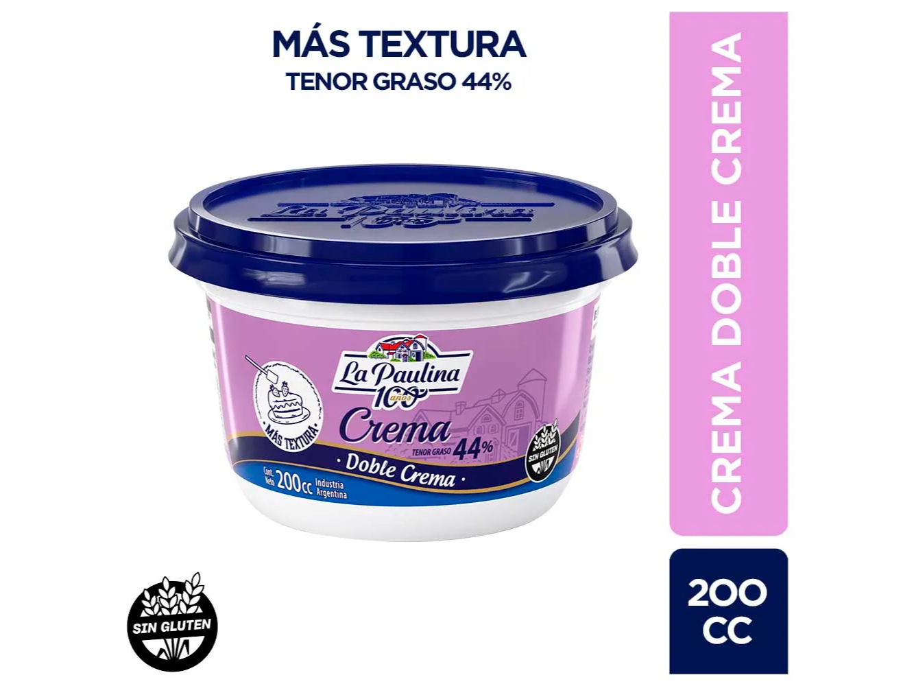 Crema Doble Crema La Paulina 200cc