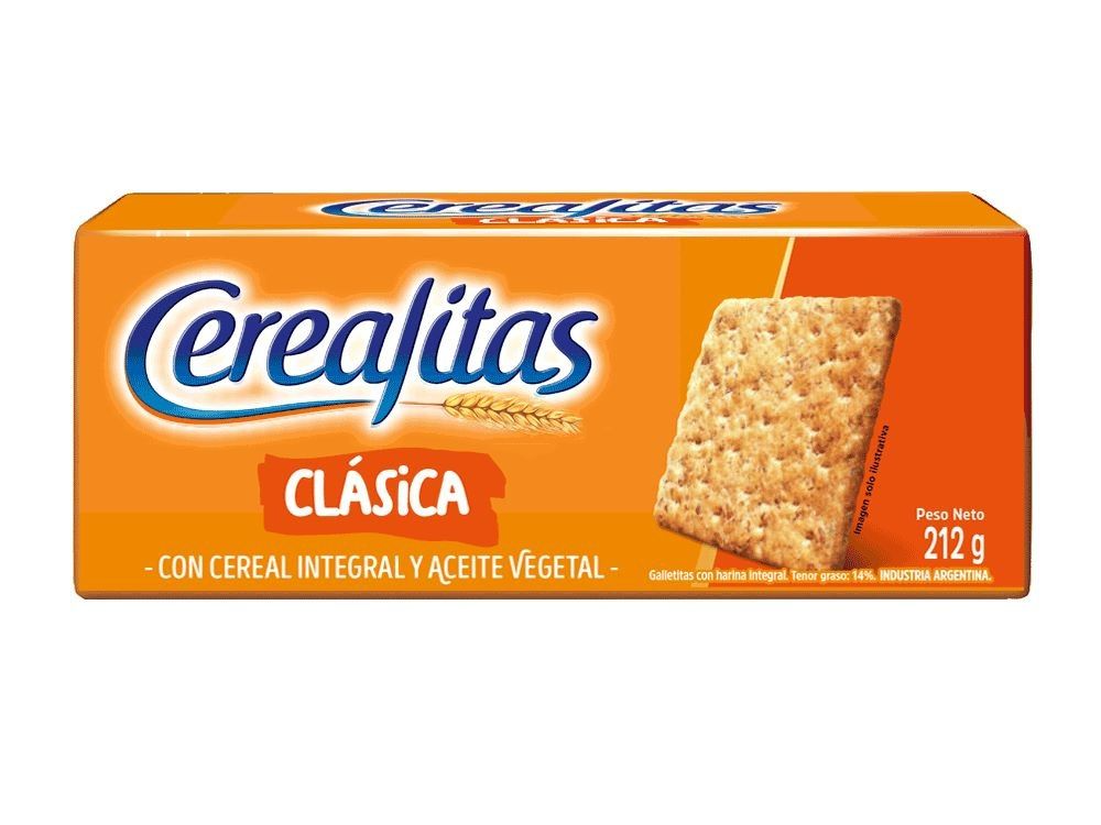 Galletas Cerealitas Clasica 212gr