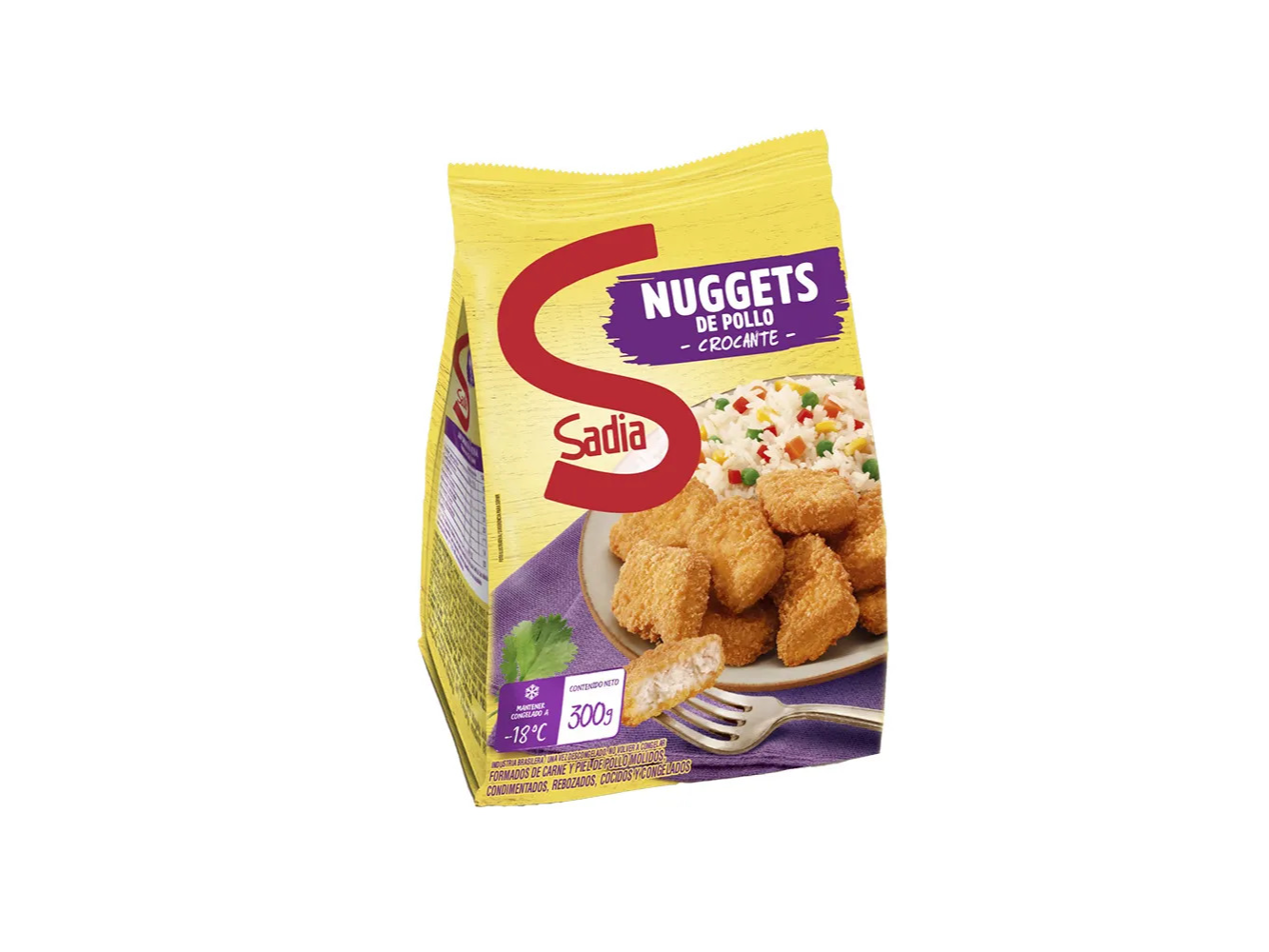 NUGGETS DE POLLO CROCANTE SADIA 300GR