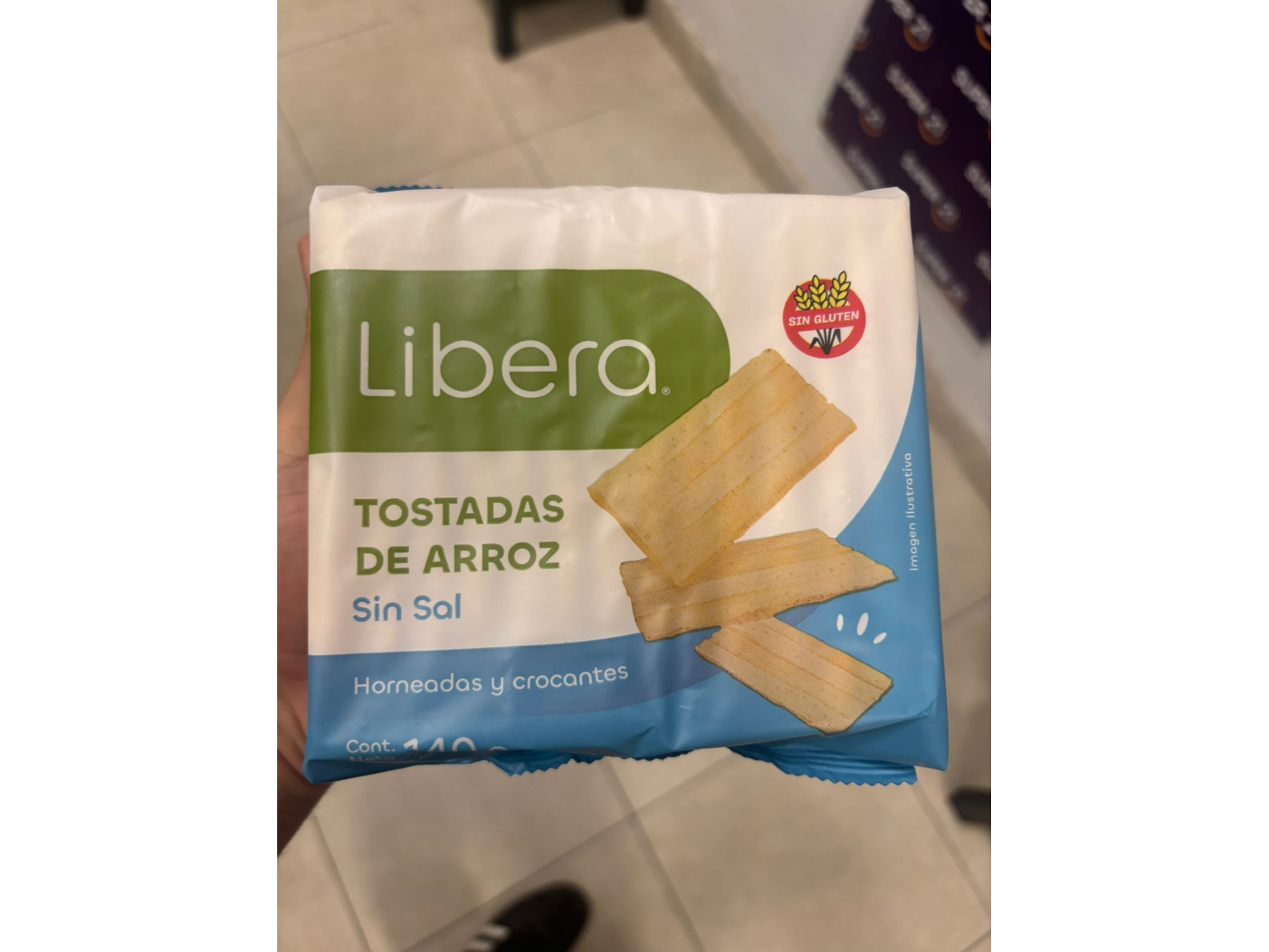 Tostada de Arroz LIBERA 140gr dulce