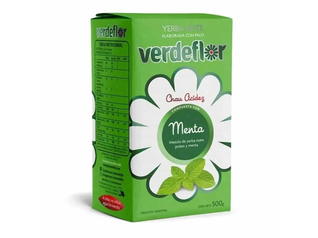 Yerba Mate VERDEFLOR Menta 500gr