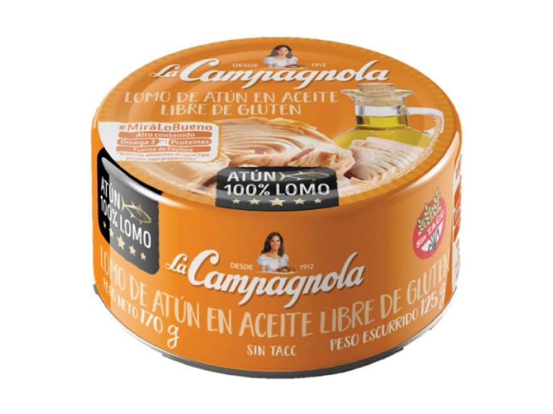 Lomo de Atun Aceite La Campagnola 170gr