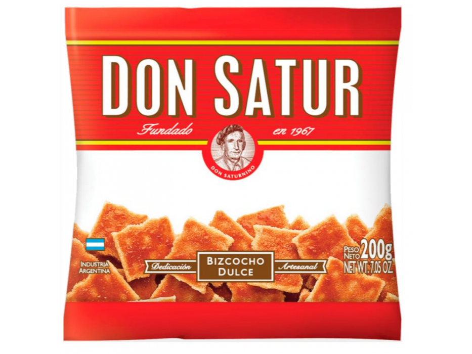 BIZCOCHOS DON SATUR 200GR DULCE