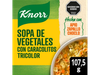 Sopa de Vegetales con Caracolitos Tricolor KNORR 107.5 g