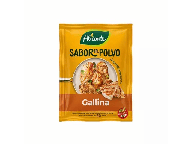 Saborizador en polvo ALICANTE 7.5gr Gallina