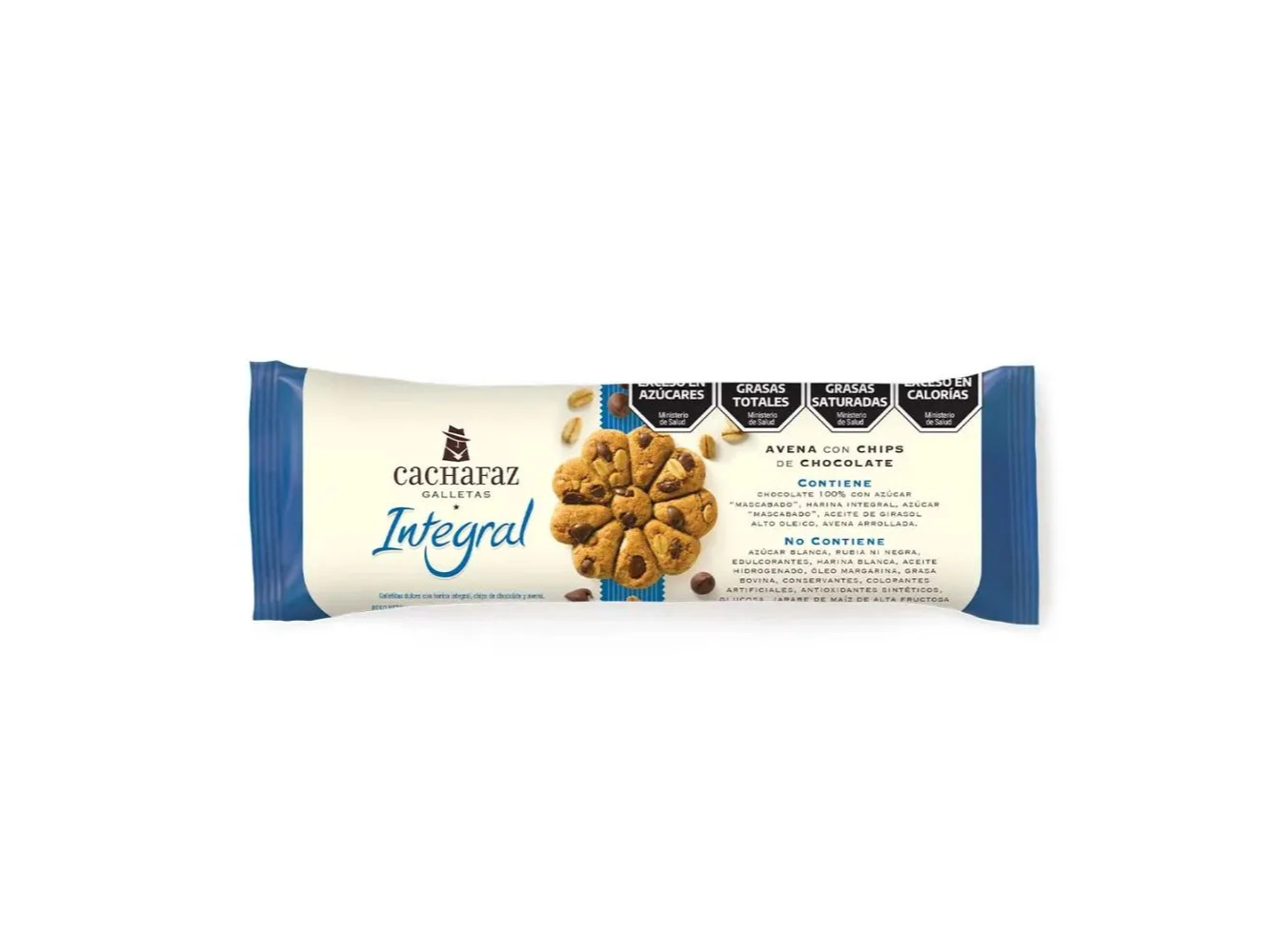 Galletas CACHAFAZ INTEGRALES Avena y Chips 225gr