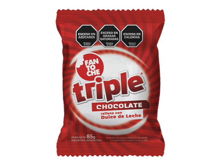 ALFAJOR FANTOCHE TRIPLE NEGRO 85G