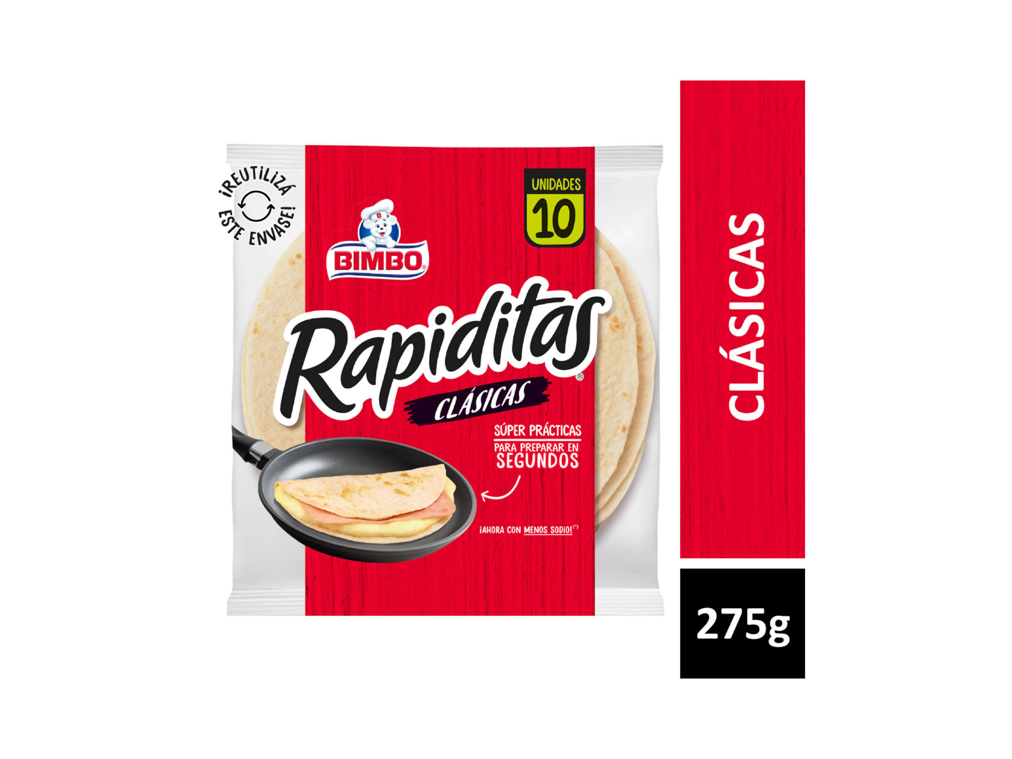 Rapiditas BIMBO x8 Clasicas 220gr